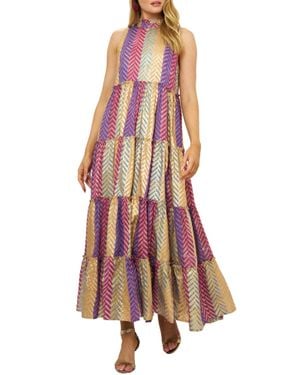 Oliphant Ruffle Tiered Maxi Dress