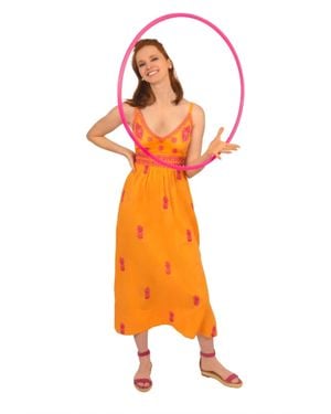 Gretchen Scott Fiesta Time Maxi Dress - Orange