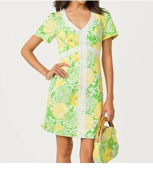 Lilly Pulitzer Evita Stretch Shift Dress - Green