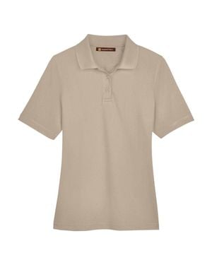 Harriton Advantage Snag Protection Plus Polo - Natural