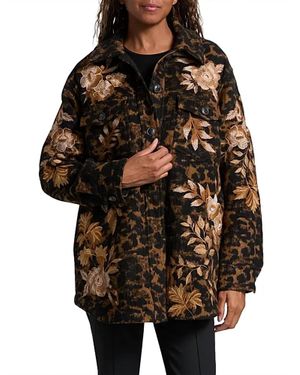 Johnny Was Oversized Shirt Jacket - Black