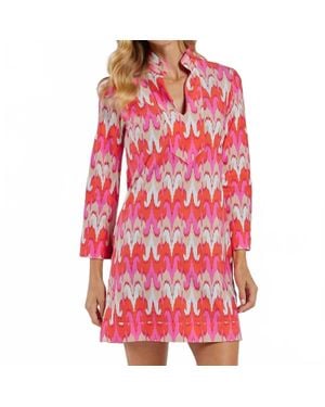 Jude Connally Kate Tunic Mini Dress - Red