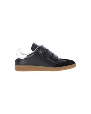 Isabel Marant Beth Leather Suede Sneakers - Blue