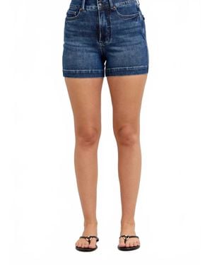 Judy Blue High Waist Tummy Control Slim Denim Short - Blue