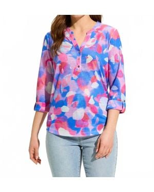 Fdj Bright Lights Top - Blue
