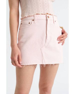 DAZE Malibu Mid Waist Mini Skirt - Pink
