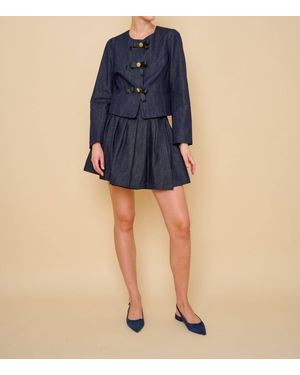 Flora Bea Spinna Coat - Blue
