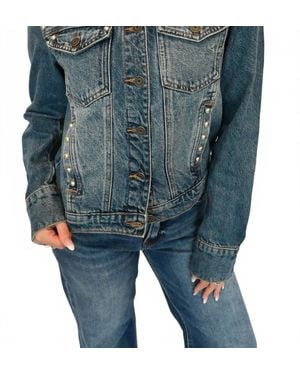 Hidden Jeans Denim Trucker Jacket - Blue