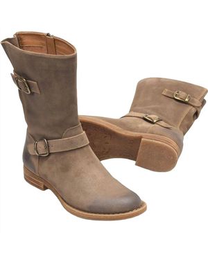 born grey suede boots