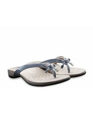 Vionic Bella Ii Flip Flops - Gray