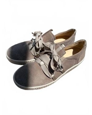 Gabor Ribbon Lace Sneaker - Gray