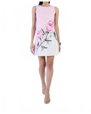 Beyond By Vera Frankie Mini Dress - Multicolor
