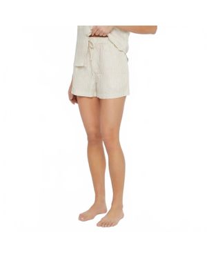 Onia Air Linen Drawstring Shorts - White