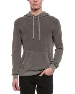 Faherty Sunwashed Sweater Hoodie - Gray
