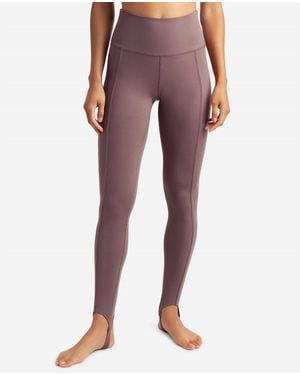 Danskin Truffle Stirrup Leggings - Purple