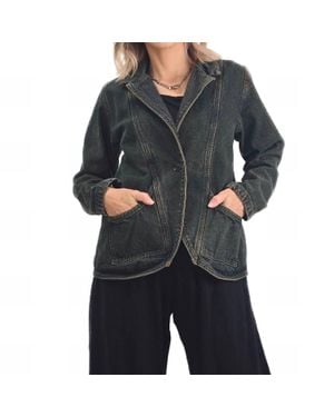 Cynthia Ashby Oscar Denim Jacket - Black