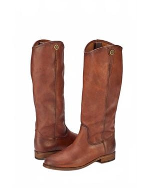 Frye Melissa Button 2 Boot - Brown