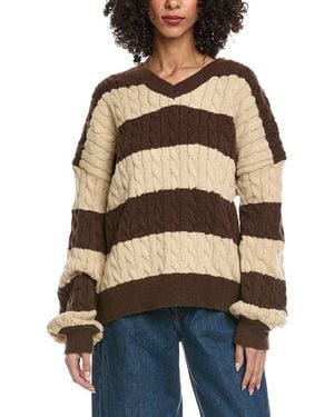 Madison Miles Knit Sweater - Brown