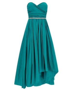 Pinko Polyester Long Dress - Blue
