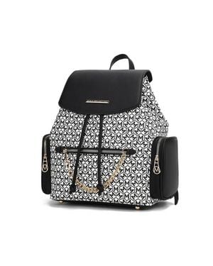 MKF Issah Backpack Stylish & Functional Design By Mia K - Black