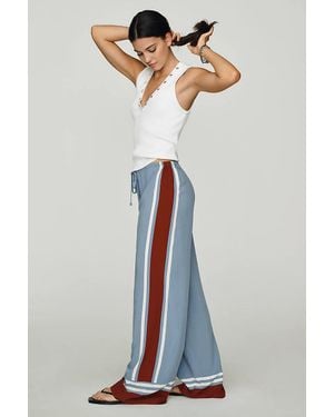 LSPACE Inwind Wide-Leg Pants - Blue