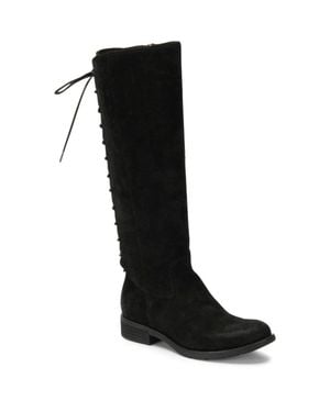 Söfft Sharnell Ii Sf0009221 Suede Knee-High Boots Zogg3874 - Black