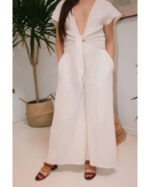 Anaak Wide Leg Pants - Natural
