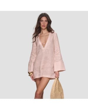 Shani Shemer Valerie Kaftan Dress - Pink