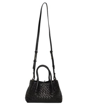 Walter Baker Alina Mini Leather Tote - Black