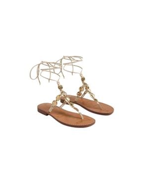 Sam Edelman Deirdre Wrap Sandal - Metallic