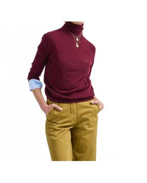 Allude Cashmere Turtleneck Sweater - Red
