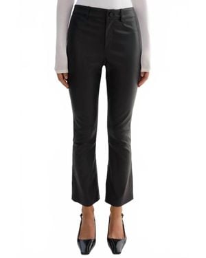 Lamarque Faris Stretch Leather Pants - Black
