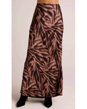 Bella Dahl Maxi Bias Skirt - Brown