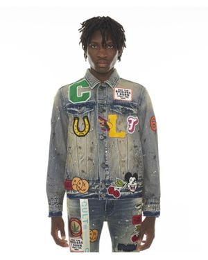 Cult Of Individuality Type IV Denim Jacket in Gray for Men Lyst