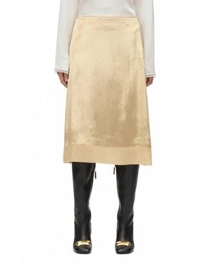 3.1 Phillip Lim Velvet Slip Skirt - Natural