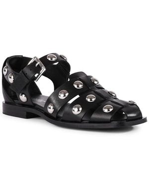 Seychelles Comeback Leather Flat - Black