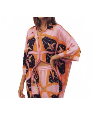 Kinga Csilla Fantastico Lae Shirt - Pink