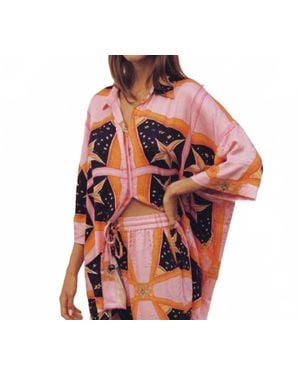 Kinga Csilla Fantastico Lae Shirt - Pink