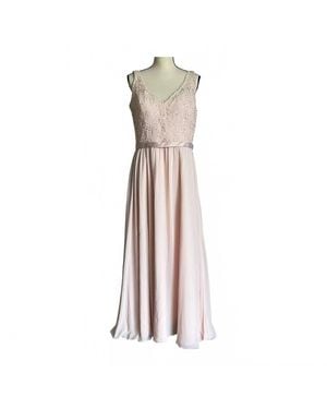Mori Lee Beaded Lace Bodice Bridesmaid Dress - Metallic