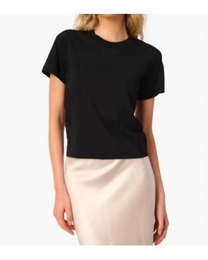 Cami NYC Ebra Cotton Tee - Black