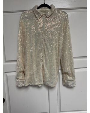 Grace + Emma Button Up Top - Gray