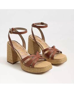 Sam Edelman Reese Rich Platform Sandals - Brown