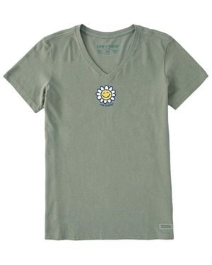 Life Is Good. Crusher T-Shirt - Green