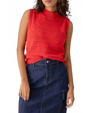 Sanctuary Life Is Easy Shell Blouse - Red