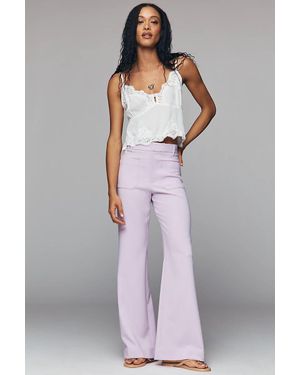 Maeve Jude Wide-Leg Pants Pants - Gray