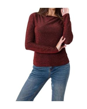 Kylie Paige Nadia Sparkle Top - Red