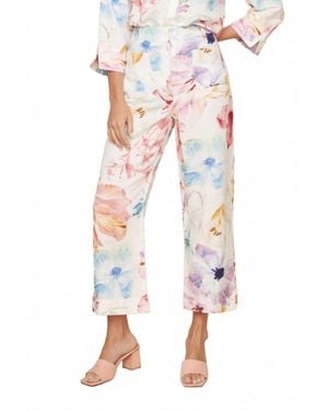 Renuar Wide Leg Pant - Multicolor
