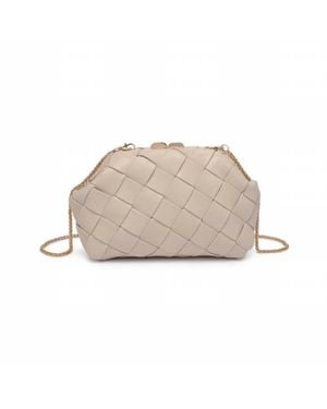 Moda Luxe Pauline Woven Crossbody Bag - Natural