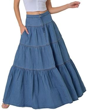 Tedora Skirt - Blue