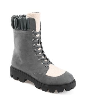 Journee Collection Collection Tru Comfort Foam Elinor Bootie - Gray